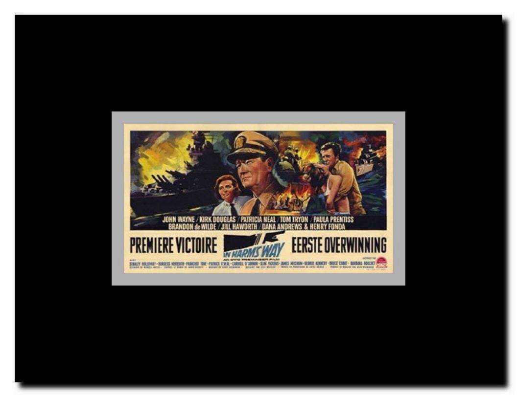 in Harms Way Framed Movie Poster
