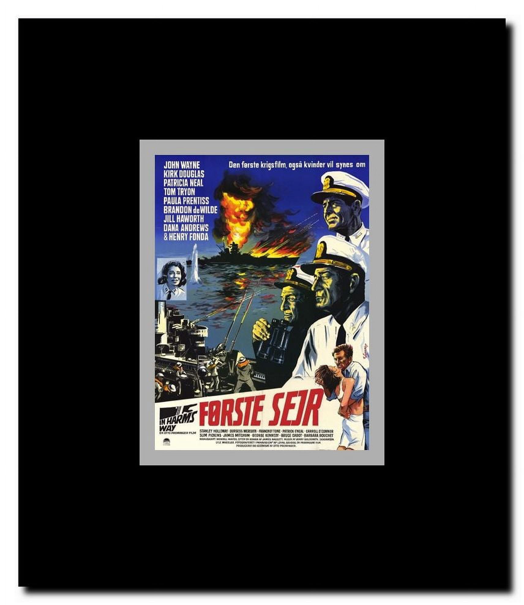 in Harms Way Framed Movie Poster