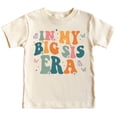 thumbnail image 1 of in My Big Sis Era Shirt for Girls Trendy Groovy Big Sister Butterfly Tee Natural Shirt 3T, 1 of 6