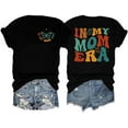 thumbnail image 1 of in My Girl Mom Era Shirt Women Funny Letter Printed Mama Tshirt Mother's Day Shirt Gift Casual Short Sleeve Tops, 1 of 7
