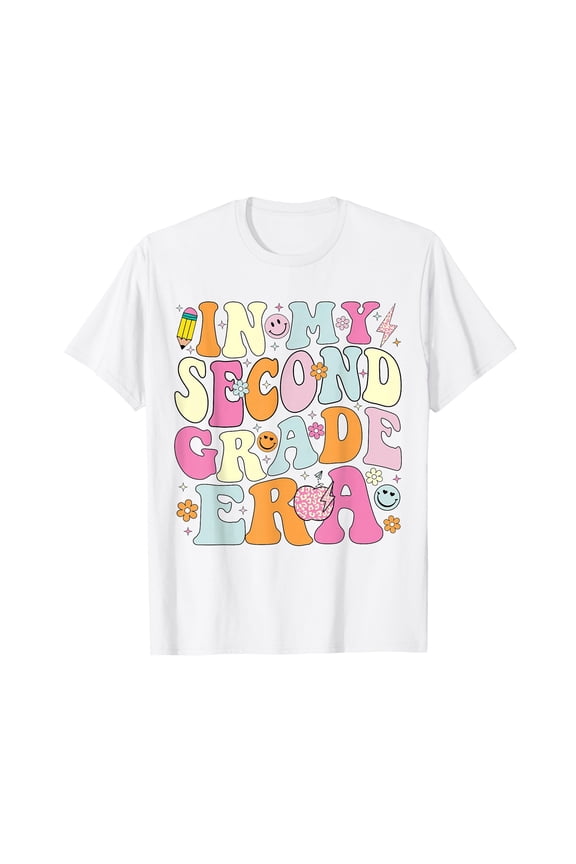 in My Second Grade Era 2nd Grade Girl Back to School T-Shirt