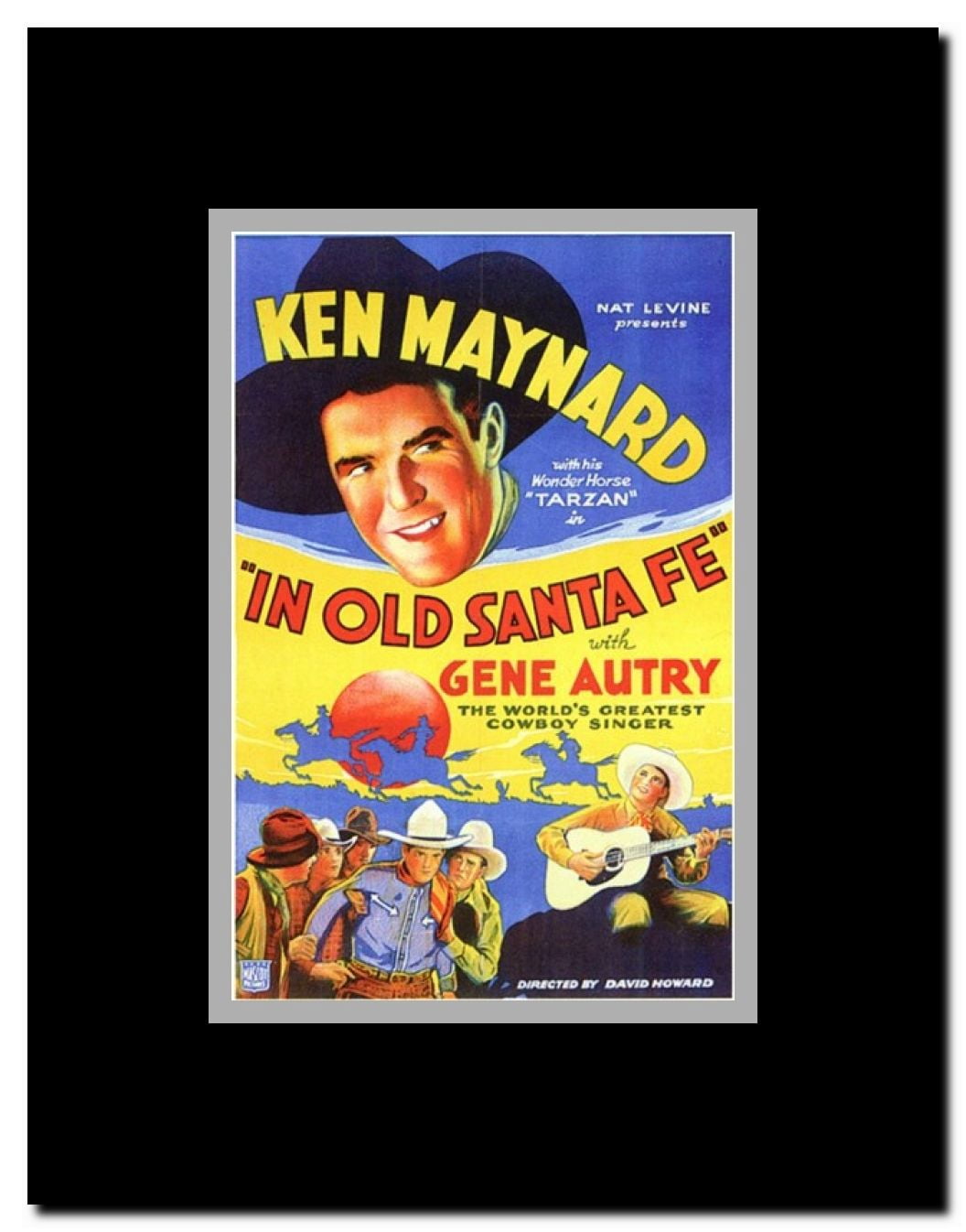 in Old Santa Fe Framed Movie Poster