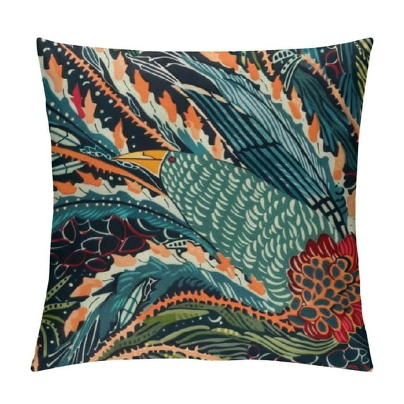 in/Outdoor in Decorative Throw Pillow Cover Textured Art Animal Cushion Pillow Case Living Room Bed Sofa