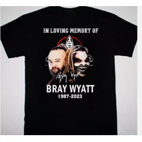 in loving memory of Bray Wyatt T-shirt black unisex All sizes S-5Xl | eBay