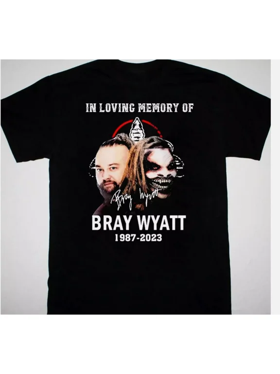 in loving memory of Bray Wyatt T-shirt black unisex All sizes S-5Xl | eBay