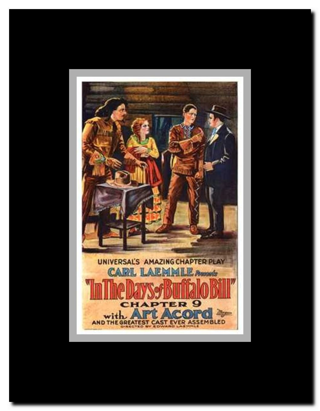 in the Days of Buffalo Bill Framed Movie Poster