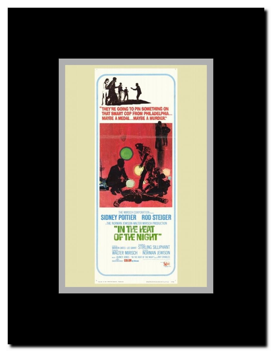 in the Heat of the Night Framed Movie Poster