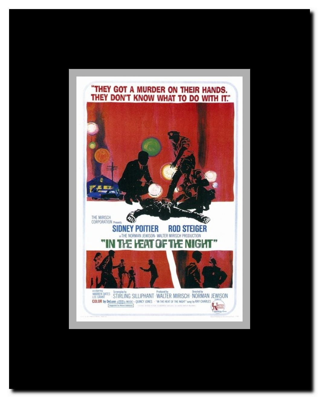 in the Heat of the Night Framed Movie Poster
