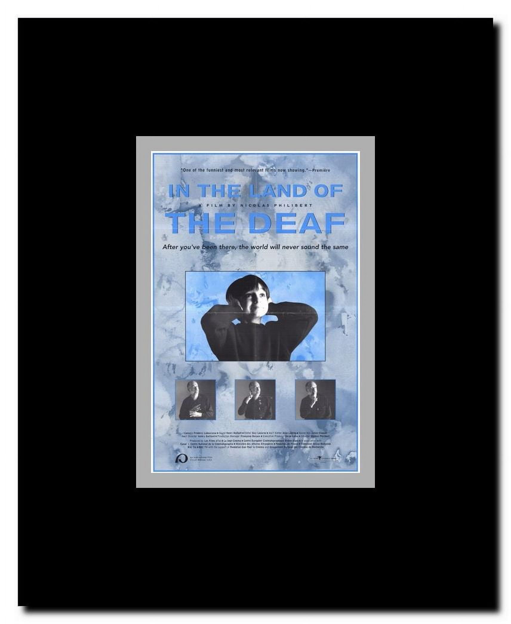 in the Land of the Deaf Framed Movie Poster