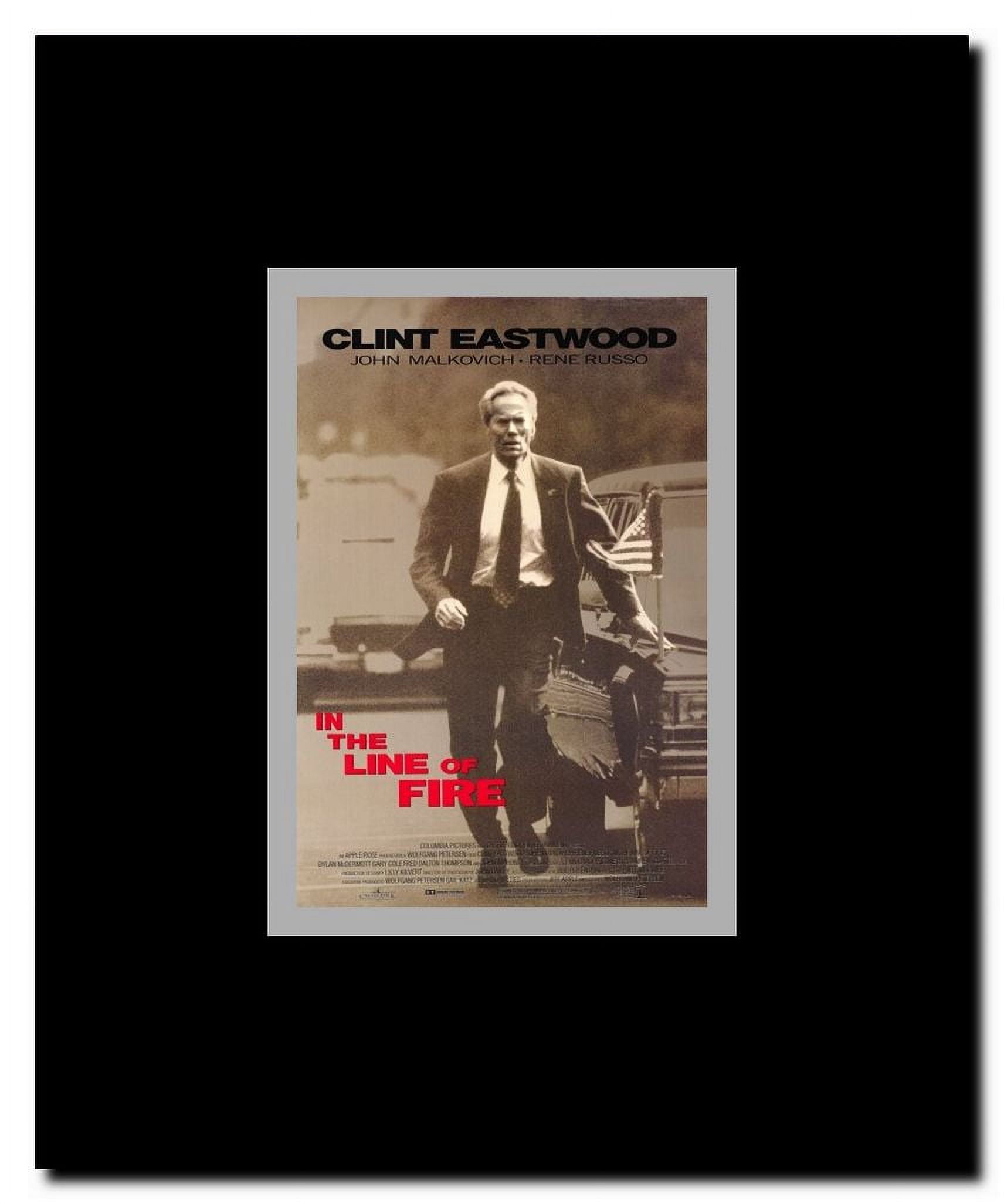 in the Line of Fire Framed Movie Poster