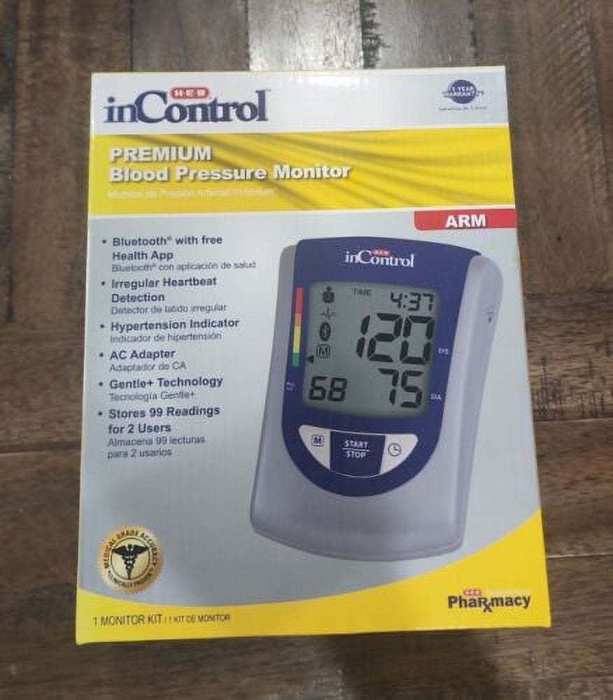 inControl Premium Blood Pressure Arm Monitor