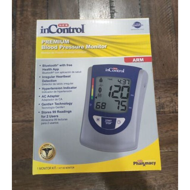 inControl Premium Blood Pressure Arm Monitor