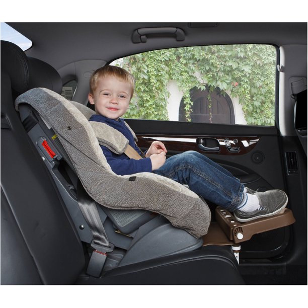 inGarden KneeGuard Kids II Baby Car Seat Footrest, Brown