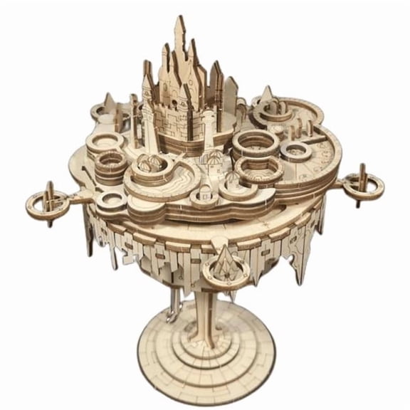 inQ Products D01027RT7XX MUSIC PARK 3D Wooden Puzzles Music Box Kits You Are My Sunshine Castle Building Model DIY Crafts Birthday Gift for Womens