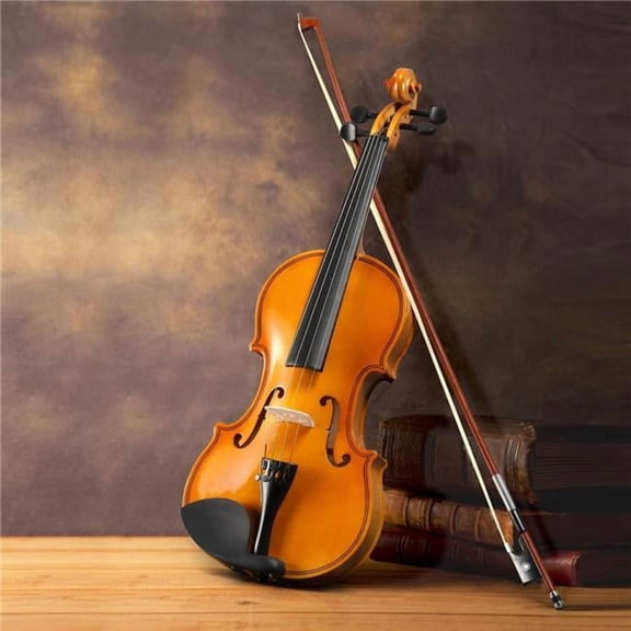 inQ Products D0102HGRFSA 4-4 Full Size Violin Set for Adults Beginners Students with Hard Case, Violin Bow, Shoulder Rest, Rosin - Extra Strings & Sordine