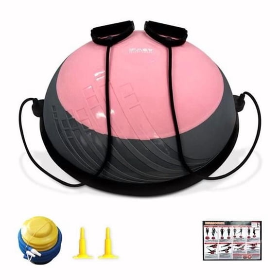 inQ Products D0102HQ5D8W Half Balance Ball Yoga Exercise Ball Trainer Anti Burst Pilates Strength Fitness