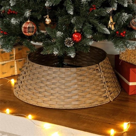 inQ Products D0102X3Y6CY Christmas Tree Collar - Coffee