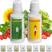 inbloom Hydroponic Nutrients A&B   1000 ml Plant Food for AeroGarden, iDOO, Ahopegarden, MUFGA & Most Hydroponic Growing Systems   Indoor Garden Fertilizer Kit