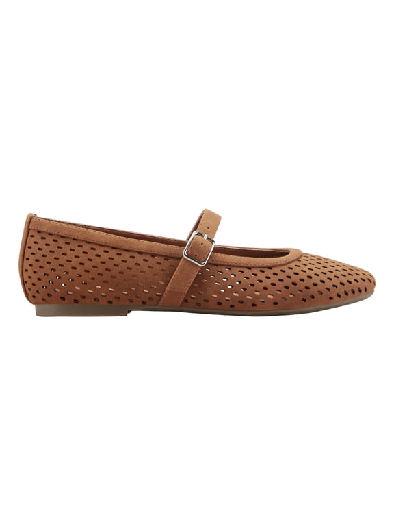 Women's Denica Perforated Mary Jane Flat