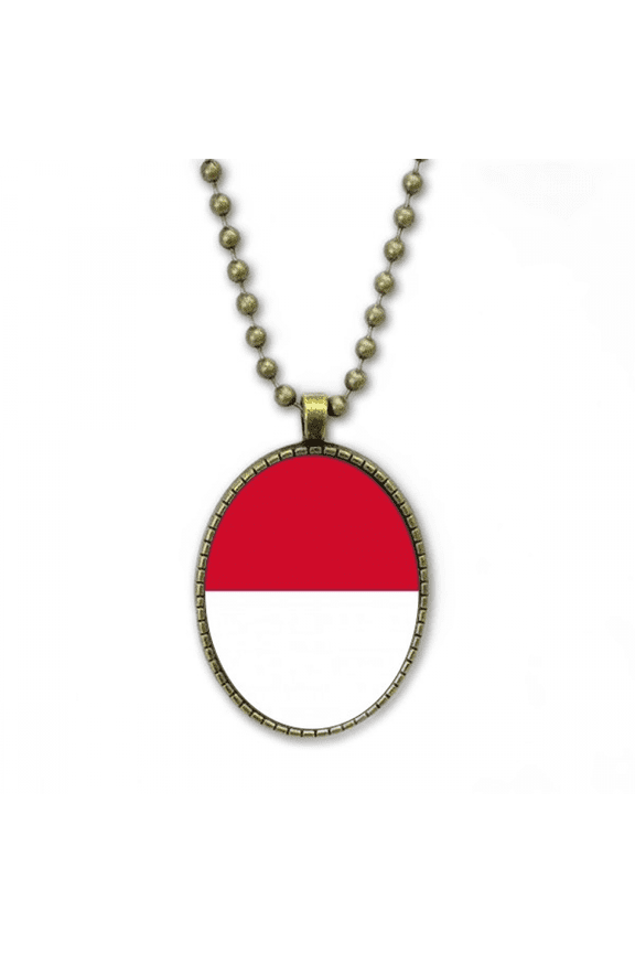 indsia national flag asia country necklace vintage chain bead pendant jewelry collection
