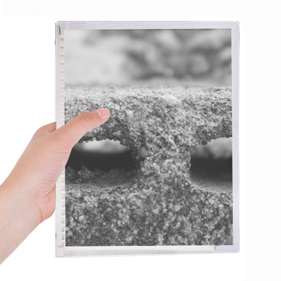industrial material photography notebook loose diary refillable journal statiry