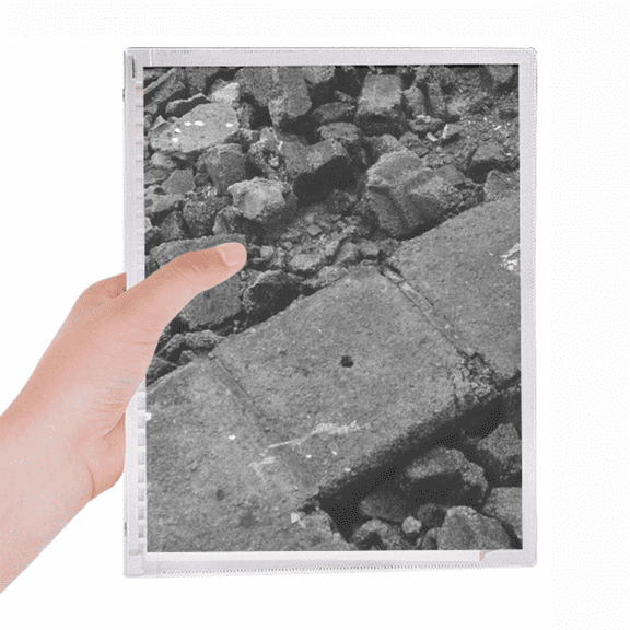 industrial material photography notebook loose diary refillable journal statiry