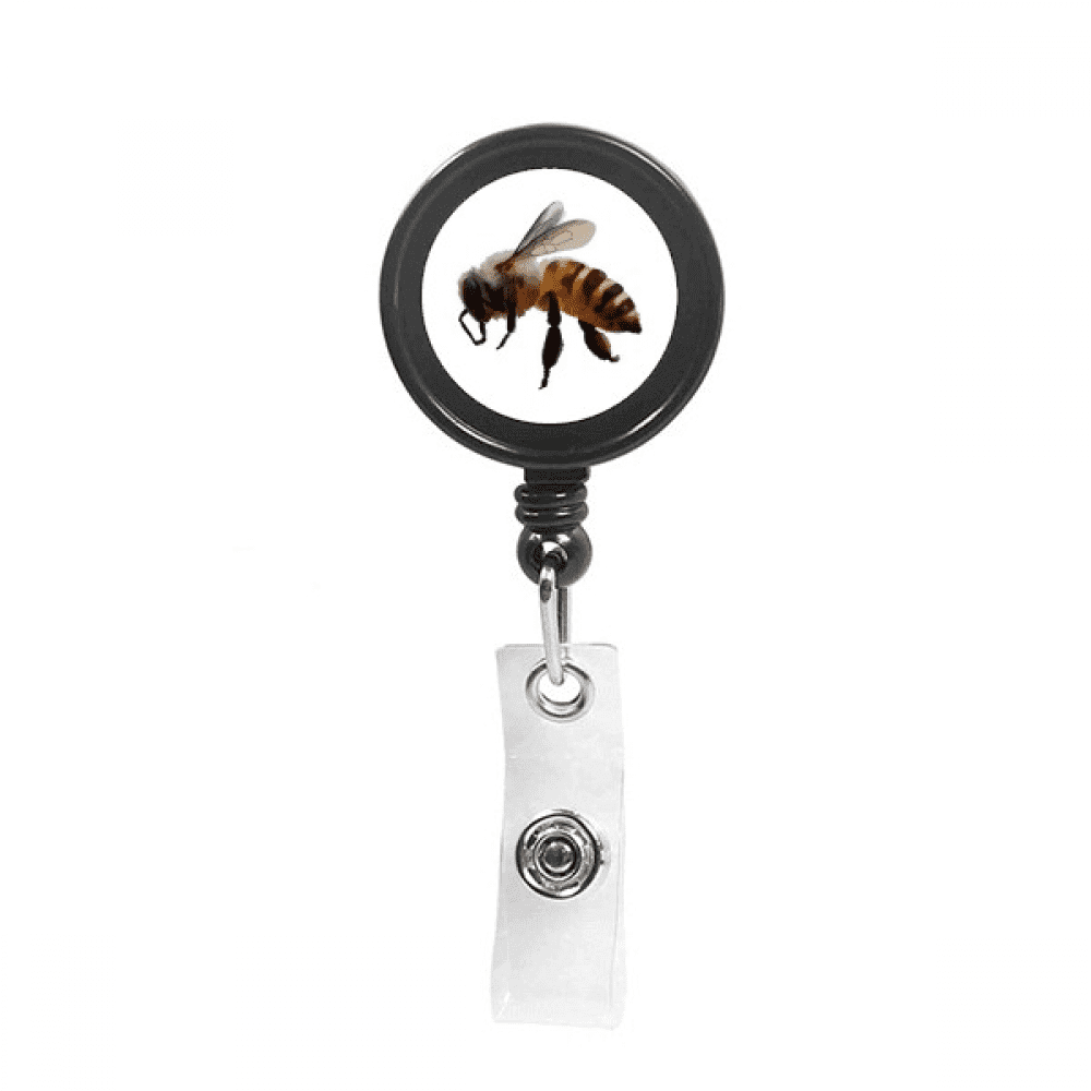 industry diligent hybee apidae bugs Retractable Keychain Badge Holder ID Badge