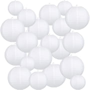 inese White Hanging Paper Lantern in 4  6  8  10  12  Great for Wedding and Party Decorations Durable and reusable