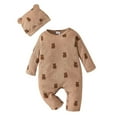 infant Boys Girls Long Daddy Girl Baby Clothes Sleeve Cartoon Bear