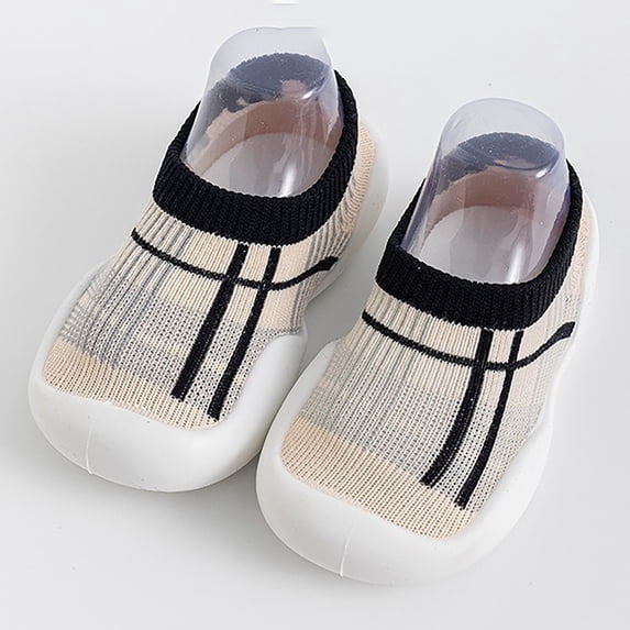 Baby Sock Shoes Non-Skid Indoor Walking Sock Shoes Soft Sole Sneakers Cotton Shoes for Boys Baby Clothing