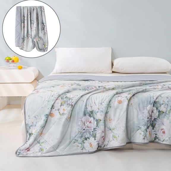 inhand Cooling Blanket Queen Size (150x200cm) - Cooling Blankets for Hot Sleepers - Q-Max >0.45 Decorative Lightweight Breathable Summer Cold Blankets for Sleeping Night Sweats to Keep Cool, G