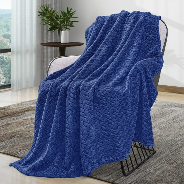Fleece Throw Blanket, Super Soft Fuzzy Blanket for Couch Sofa Bed