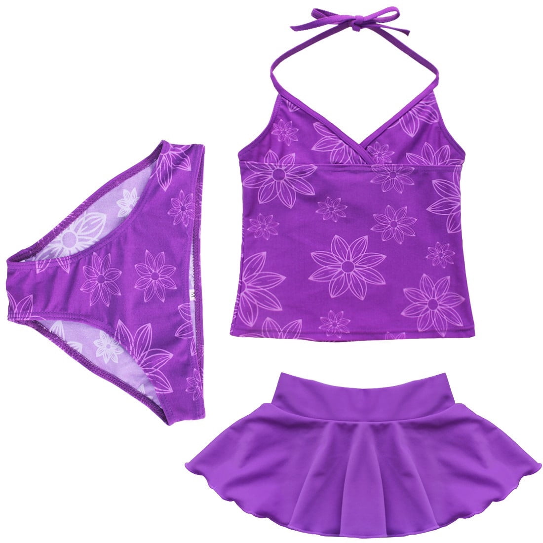 Big Chill Girls Tankini Set