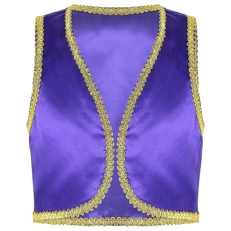 Purple waistcoat fancy dress sale
