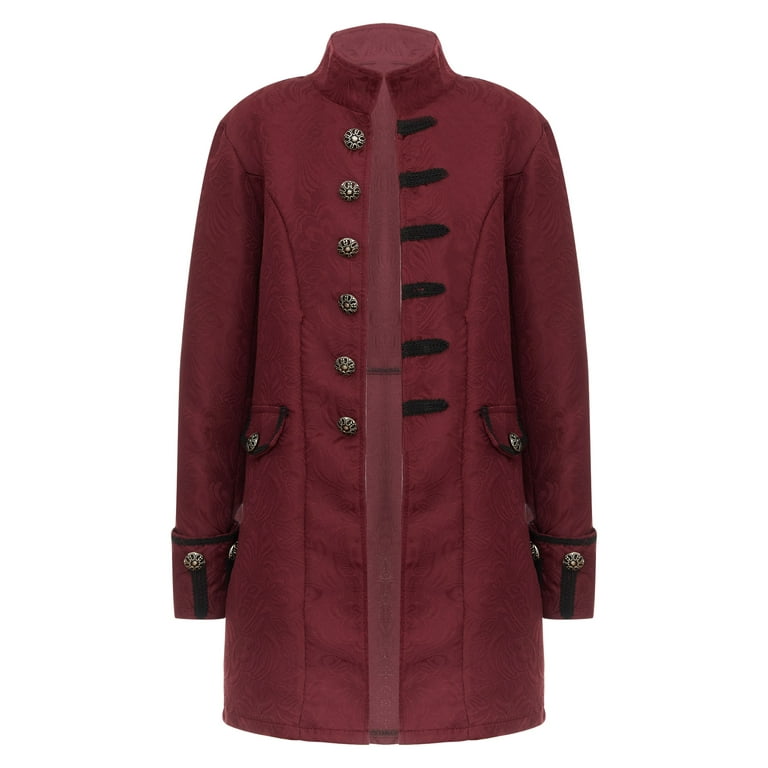 Boys burgundy coat sales