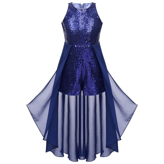 inhzoy Girls Jumpsuit Wedding Bridesmaid Dress Sleeveless Romper Flower Girl Dresses