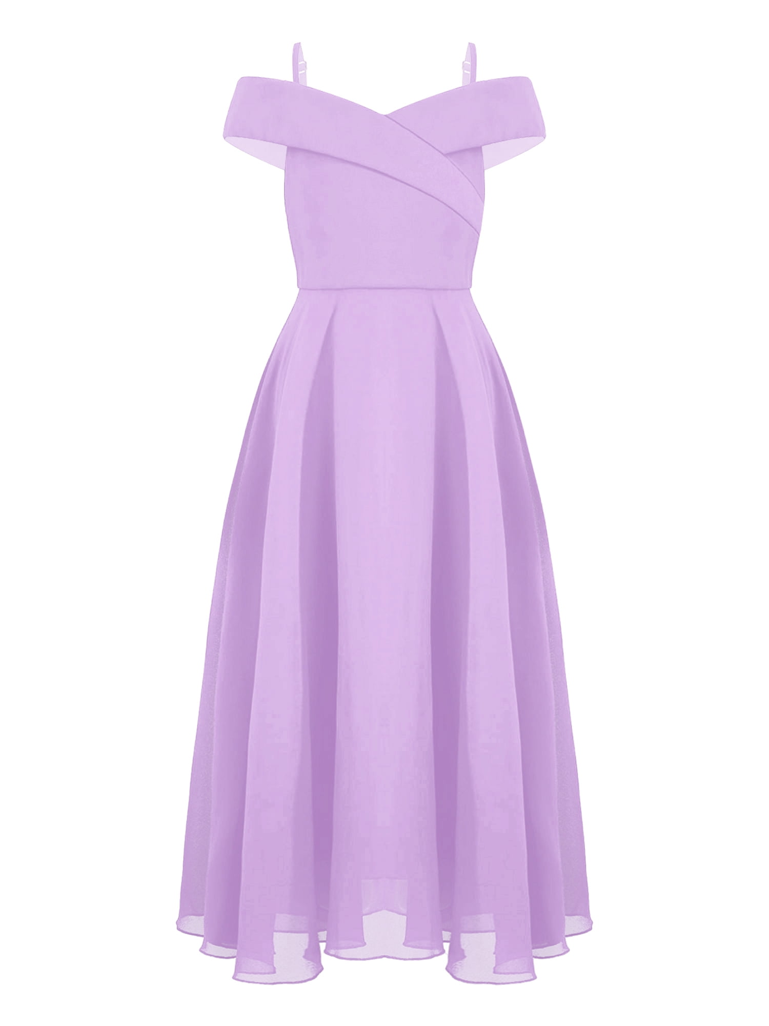 lavender off the shoulder bridesmaid dresses Bridesmaid Dresses Lavender Colour Sheath/Column Off The Shoulder Removable  Straps Stretch Satin Bridesmaid Dress With Slit