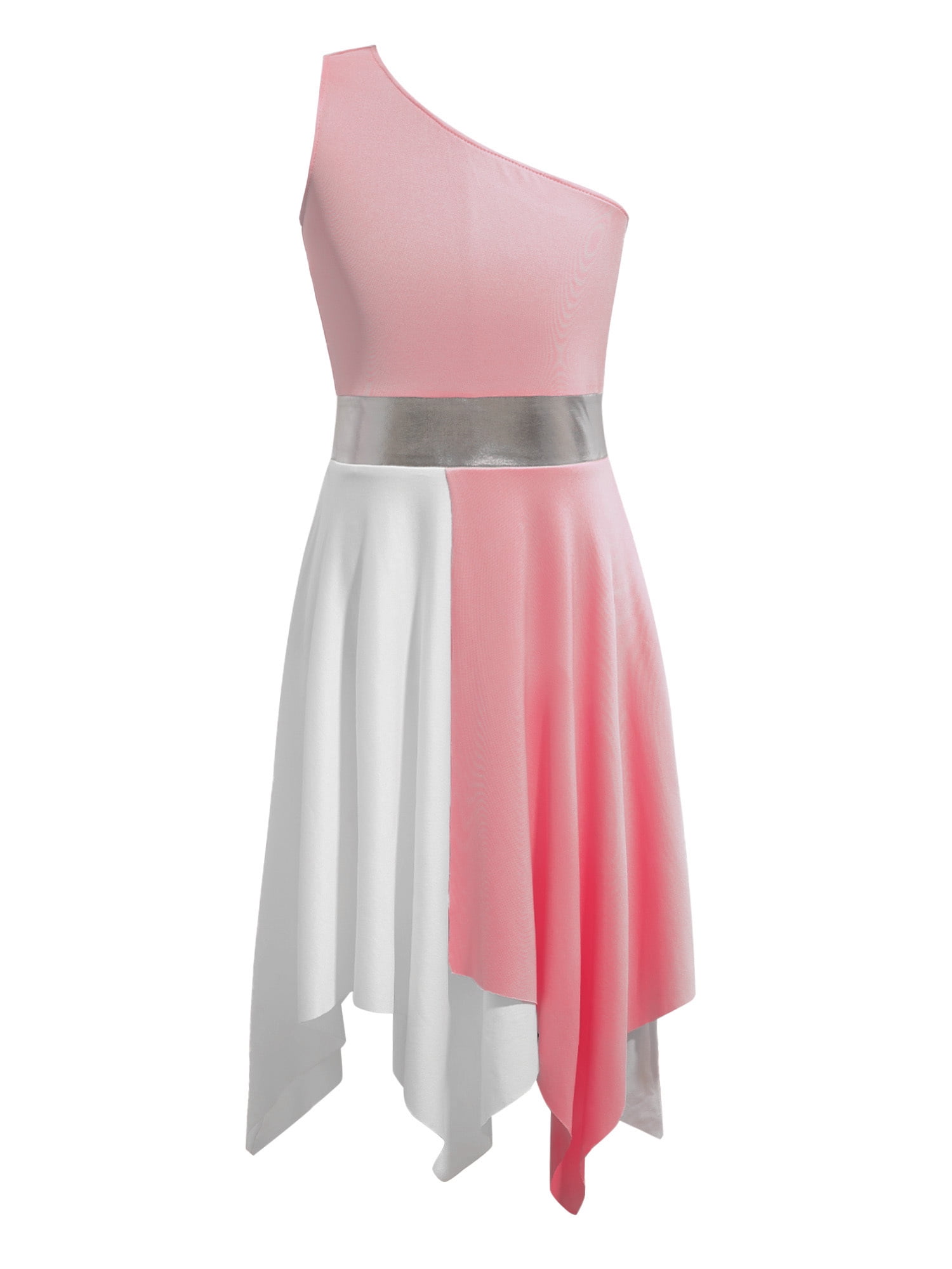 inhzoy Girls Liturgical Praise Dance Dress Asymmetrical Worship Costume  Church Robe Tunic Light Pink 16 - Walmart Business Supplies