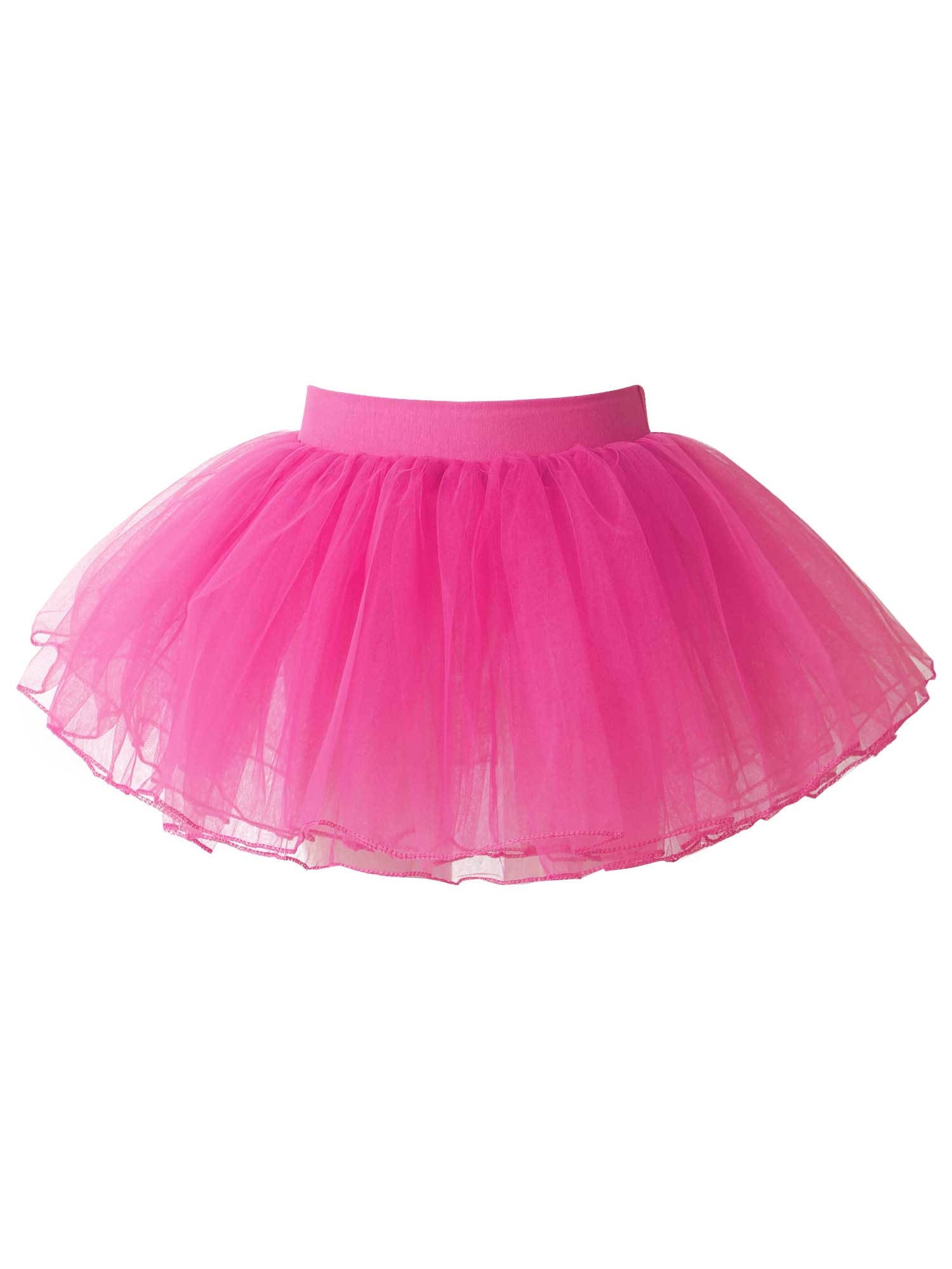 inhzoy Girls Tutu Skirts 4 Layers Tulle Skirt Ballet Dance
