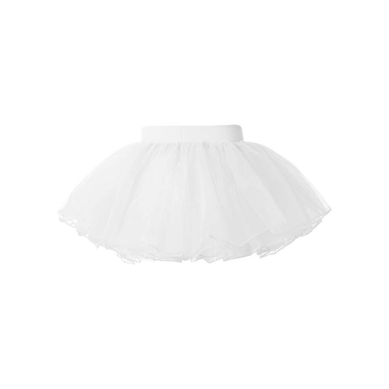 inhzoy Girls Tutu Skirts 4 Layers Tulle Skirt Ballet Dance