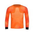 thumbnail image 1 of inhzoy Kids Boys Soccer Goalie Shirt Padded Goalkeeper Jersey Football Running Sports T-shirts Orange 28-S, 1 of 7