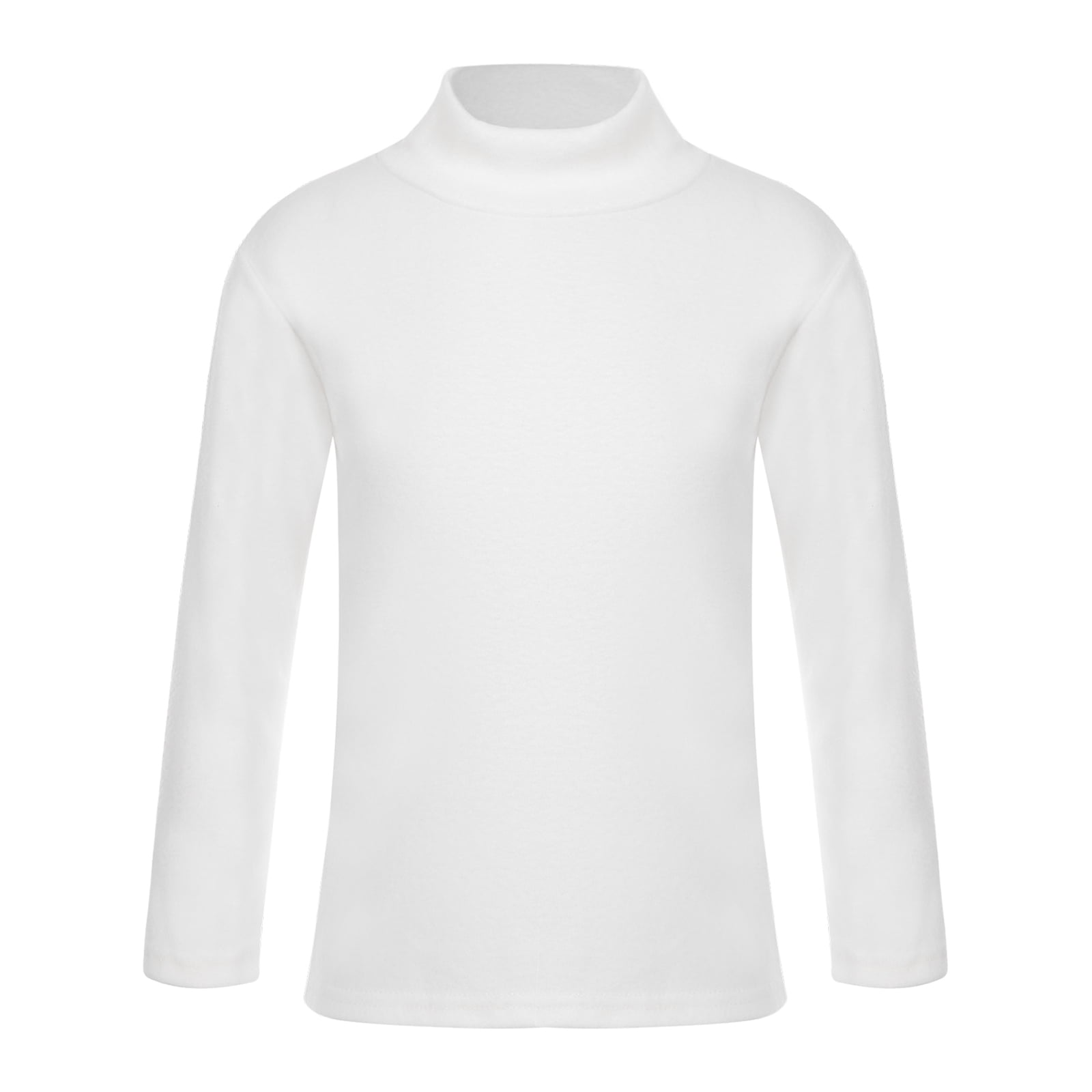 Kids Warm Turtleneck Full-Sleeve Shirt – Classic Red main image 1