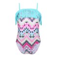 thumbnail image 1 of inhzoy Kids Girls' Camisole Fringes One-piece Swimsuit, 1 of 5