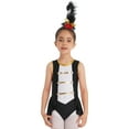 thumbnail image 1 of inhzoy Kids Girls Circus Shows Ringmaster Showman Outfits Carnival Fancy Dress-Up 2pcsBlackA 6, 1 of 7