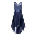thumbnail image 1 of inhzoy Kids Girls Hi-Low Chiffon Flower Dress, 1 of 5