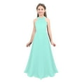 thumbnail image 1 of inhzoy Kids Girls Lace Chiffon Wedding Bridesmaid Pageant Party Formal Dress Ball Maxi Gowns Mint Green 16, 1 of 6