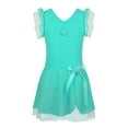 thumbnail image 1 of inhzoy Kids Girls' Ruffle Flutter Sleeve Gymnastic Leotard Ballet Tutu Dress, 1 of 4