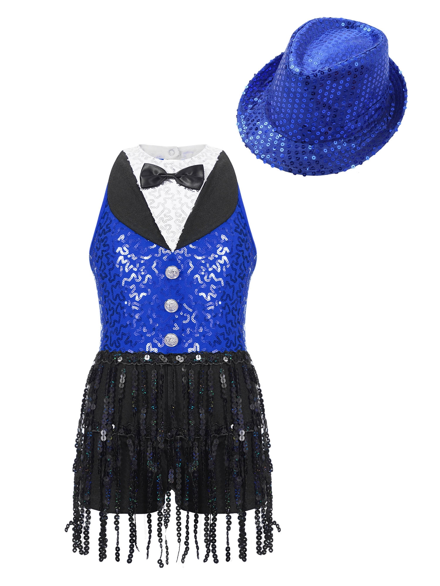 DANCE QUEEN 2325 Kid Off Shoulder Leopard Print Latin Dress