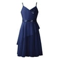 thumbnail image 1 of inhzoy Kids Girls Sequins Lyrical Dance Dress Contemporary Ballet Dance Leotard,Sizes 4-14 Navy Blue 12, 1 of 6