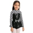thumbnail image 1 of inhzoy Kids Girls Sequins Race Car Driver Romper Dress Biketard Cosplay Dance Unitards Black 14, 1 of 7